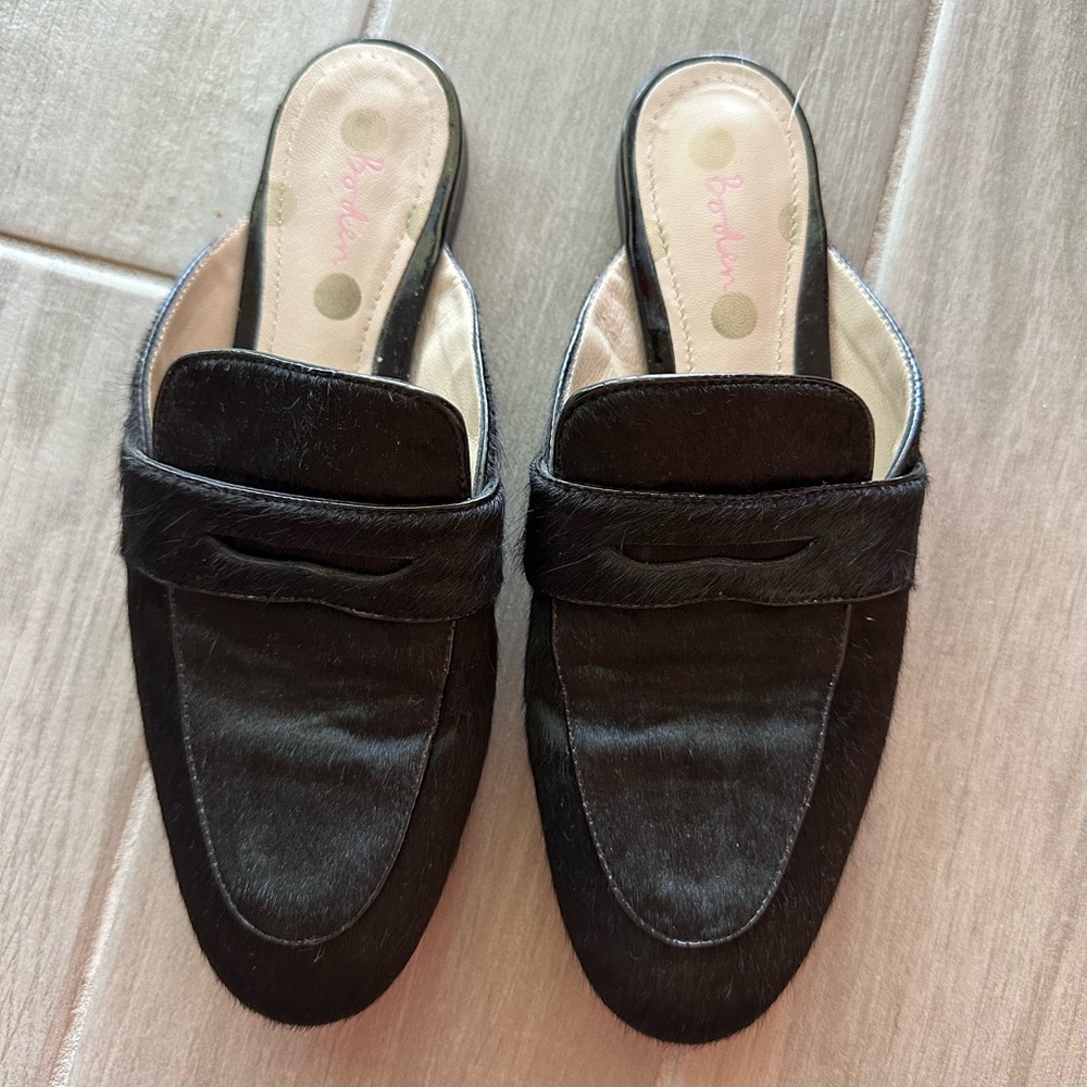 Boden Women's Black Mules